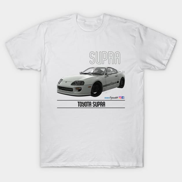 Supra Drift Silver T-Shirt by PjesusArt